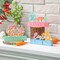 3 Pcs Happy Easter Decorations Eggs Bunny Cross Wooden Table Sign Easter Tabletop
